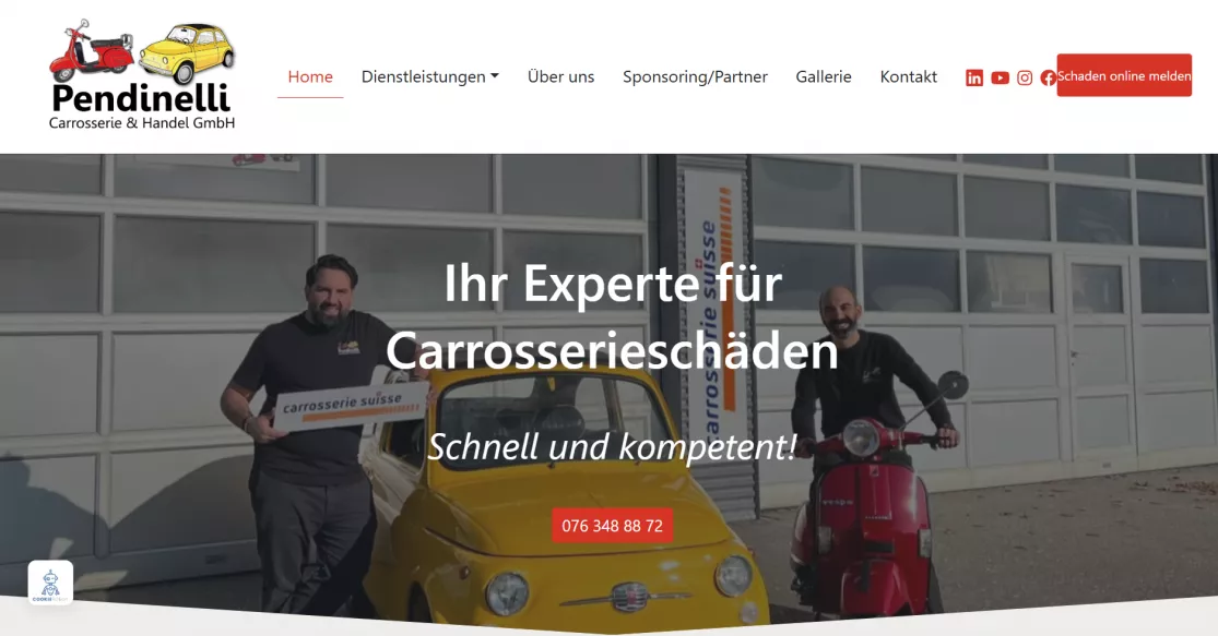 Website Pendinelli.ch