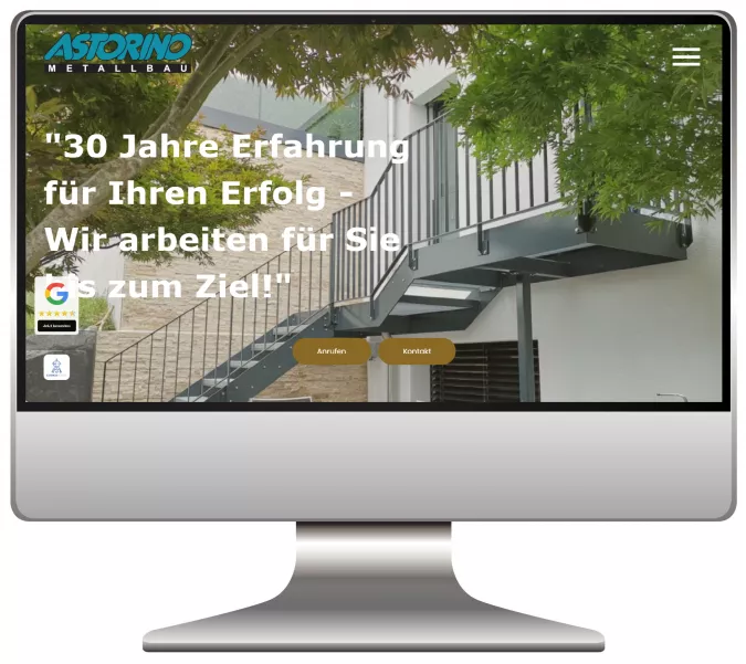 Website astorinometallbau.ch