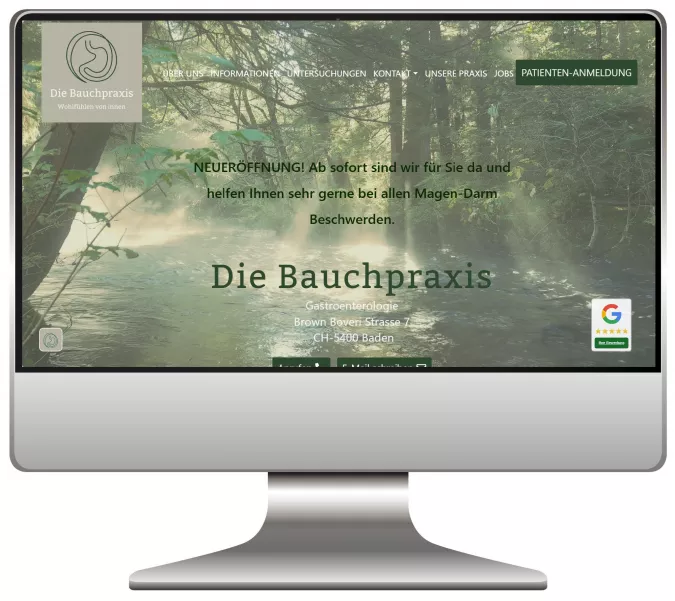 Website diebauchpraxis.ch
